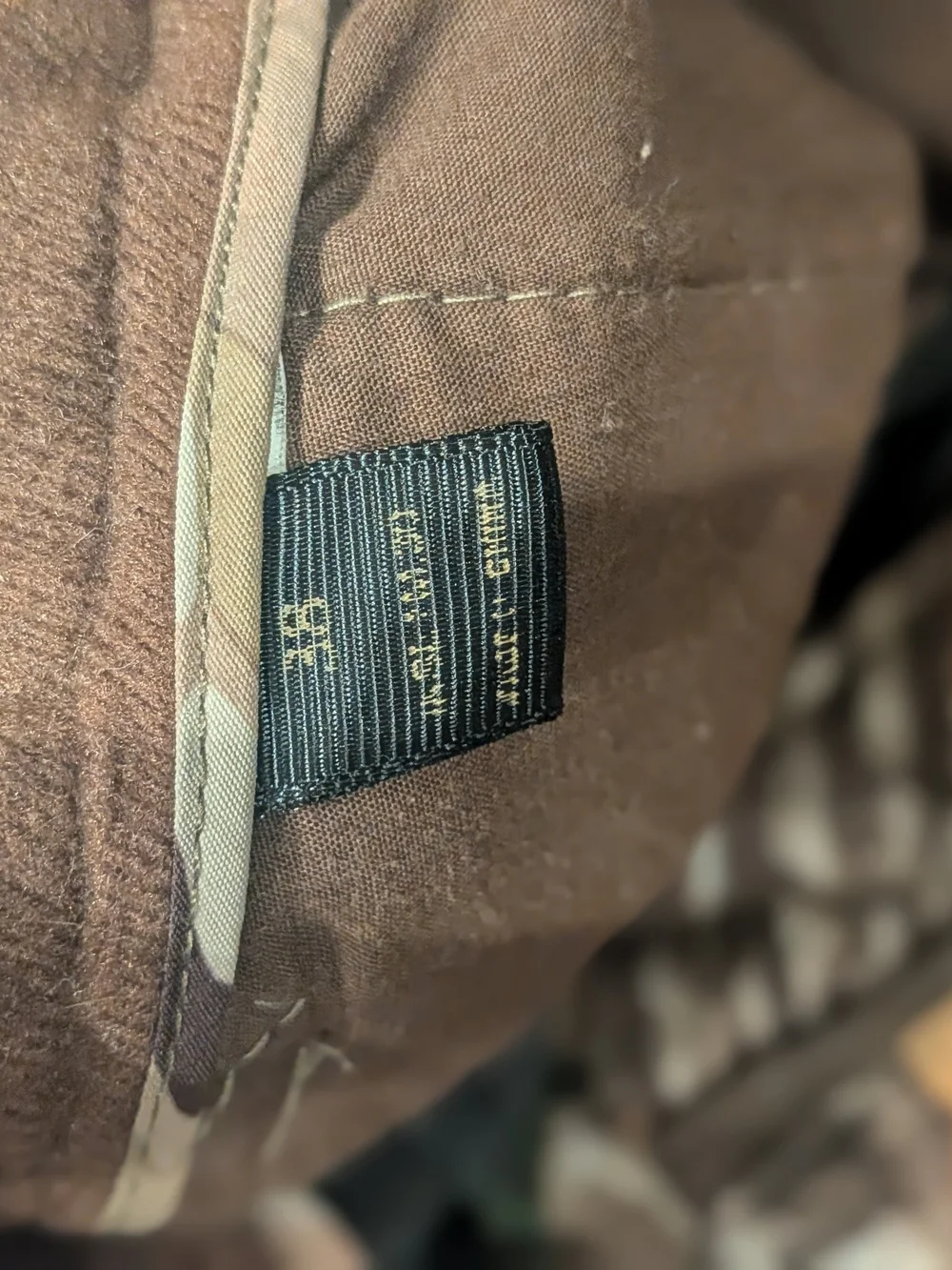 Ralph Lauren Double RL Brown Camo Jacket